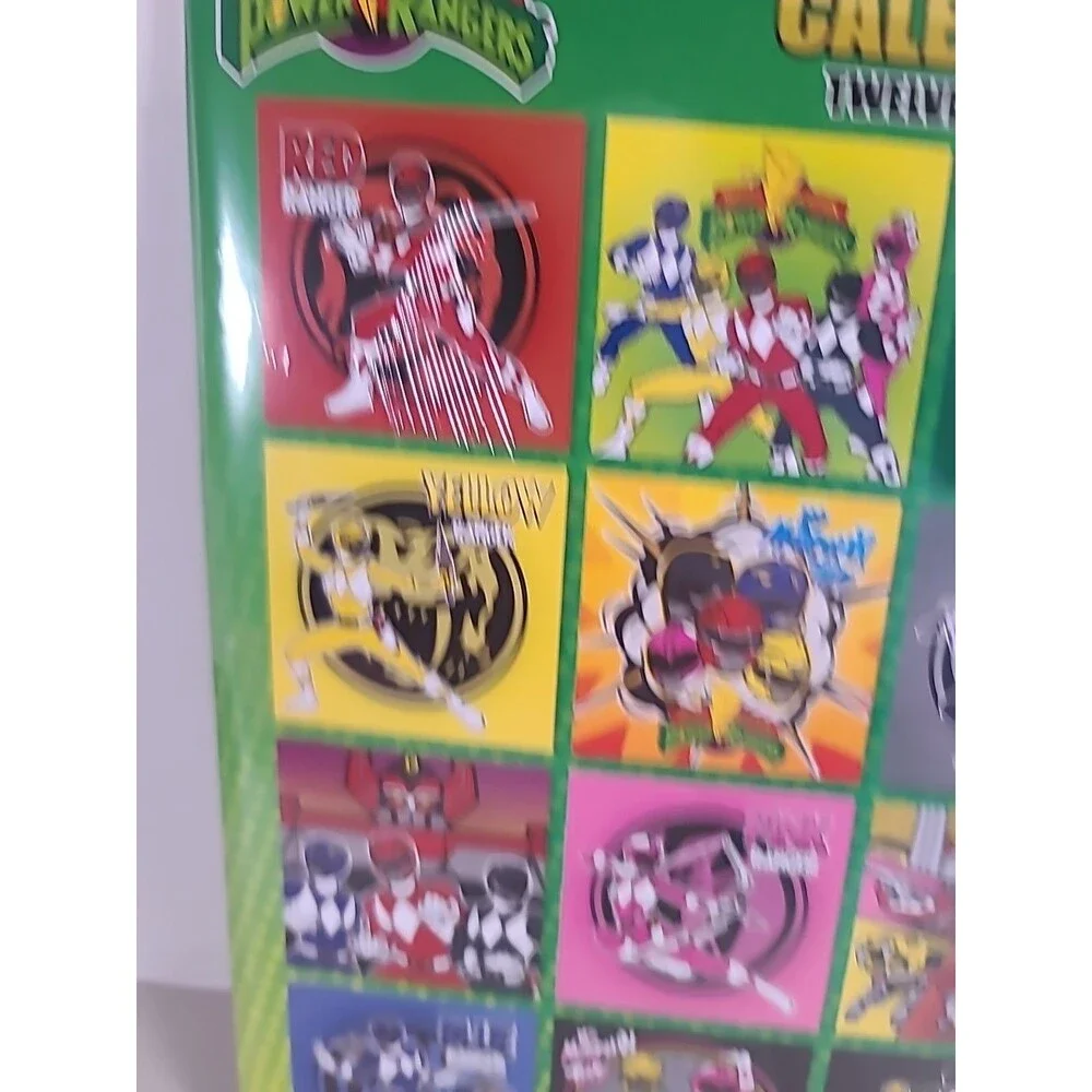 NOS Sealed 2019 Mighty Morphin Power Rangers 12 Month Wall Calendar 10